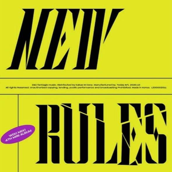 WEKI MEKI MINI ALBUM VOL. 4 - NEW RULES (RANDOM VERSION)