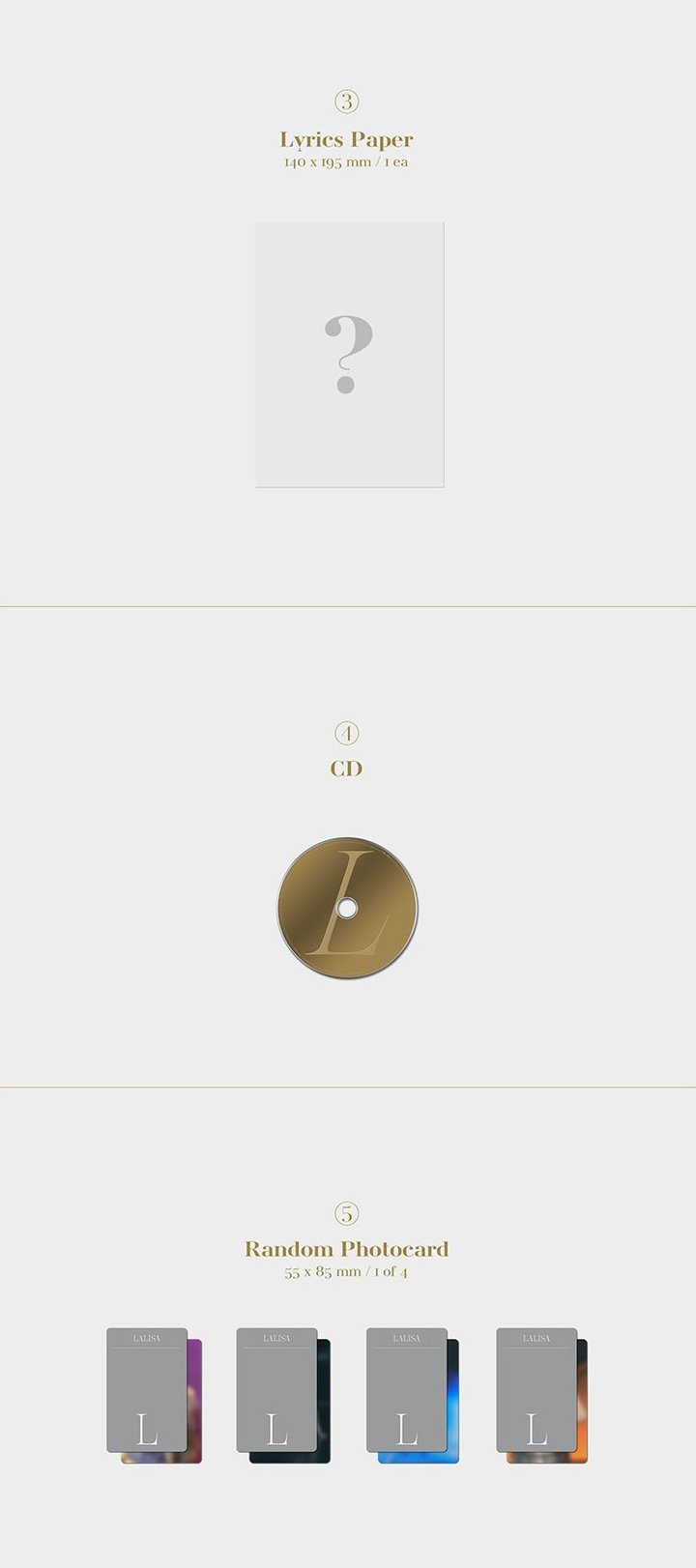 BLACKPINK: LISA SINGLE ALBUM VOL. 1 - LALISA