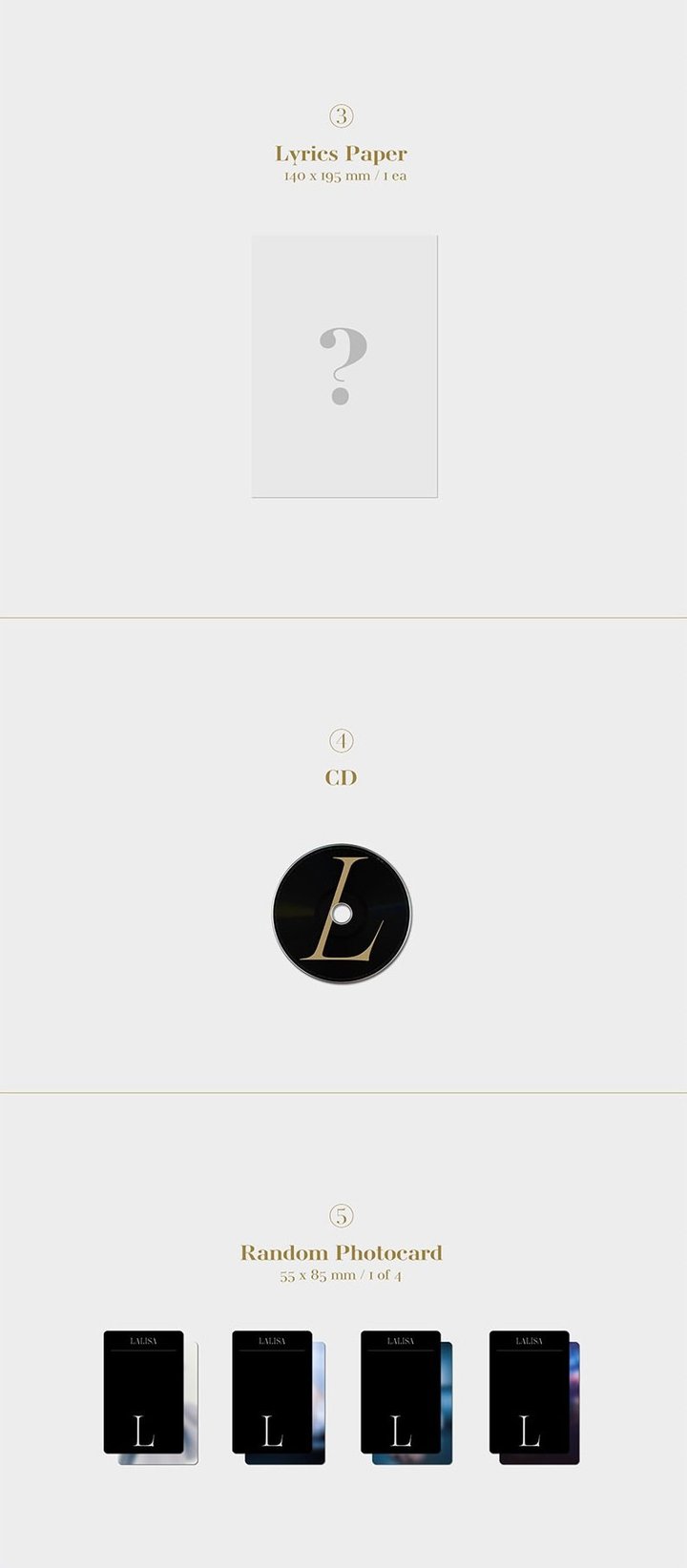 BLACKPINK: LISA SINGLE ALBUM VOL. 1 - LALISA