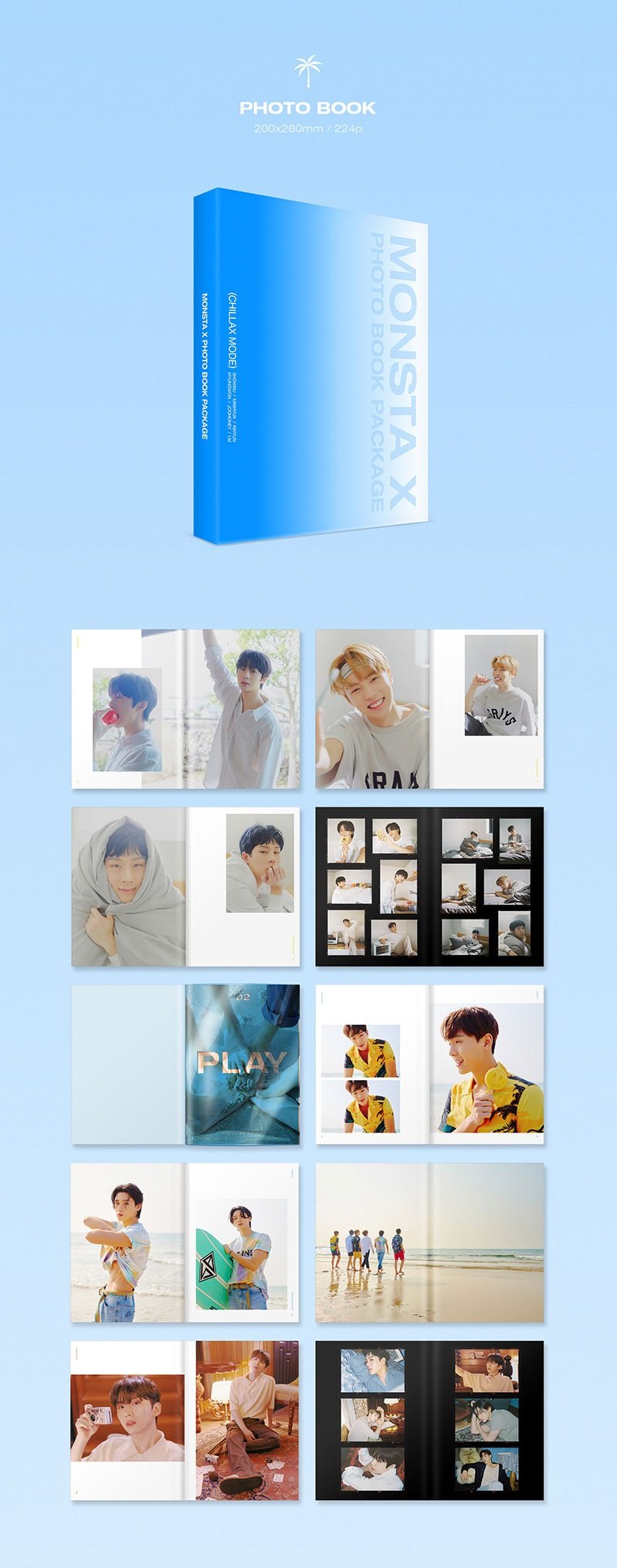 MONSTA X - 2021 MONSTA X PHOTO BOOK PACKAGE CHILLAX MODE