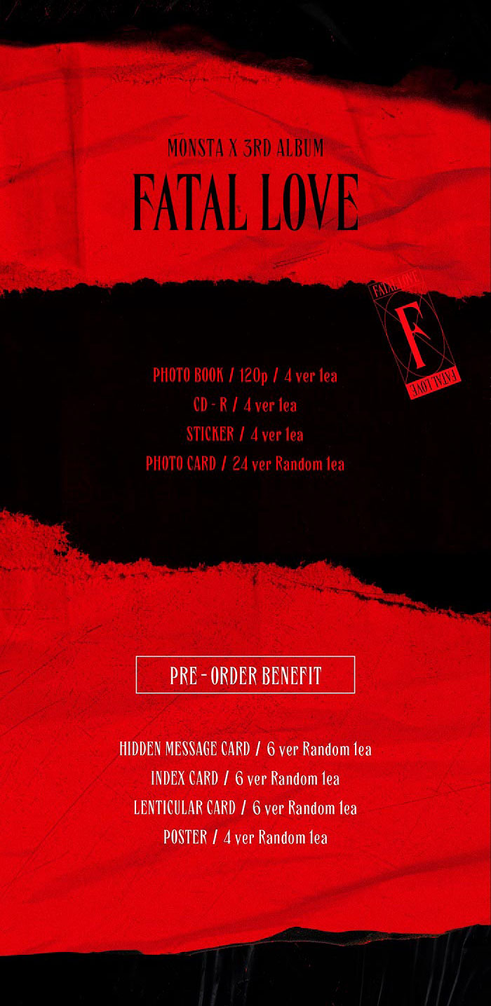 MONSTA X VOL. 3 - FATAL LOVE