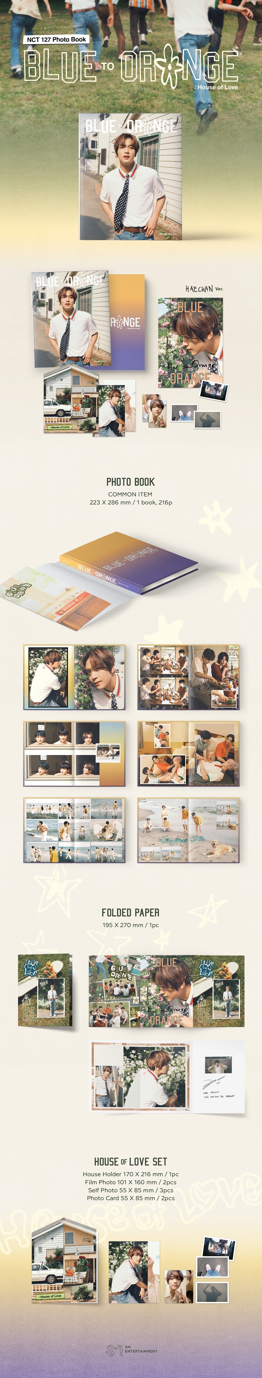 NCT 127 PHOTOBOOK - BLUE TO ORANGE : HOUSE OF LOVE