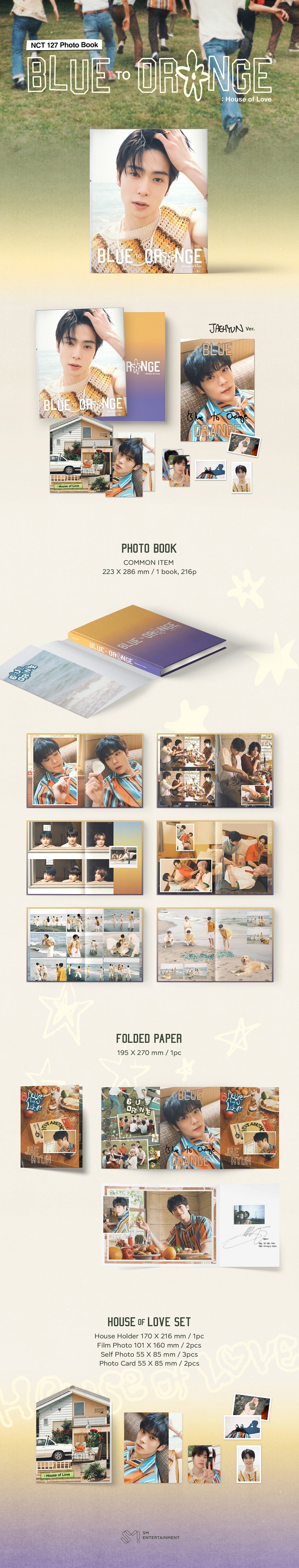 NCT 127 PHOTOBOOK - BLUE TO ORANGE : HOUSE OF LOVE