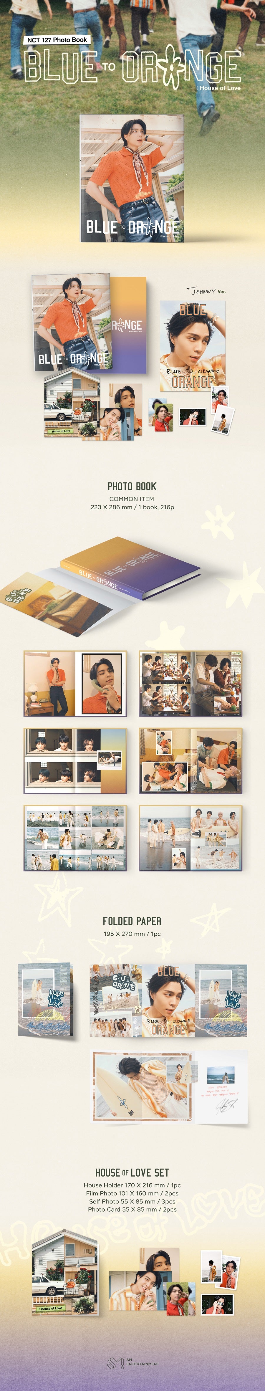 NCT 127 PHOTOBOOK - BLUE TO ORANGE : HOUSE OF LOVE