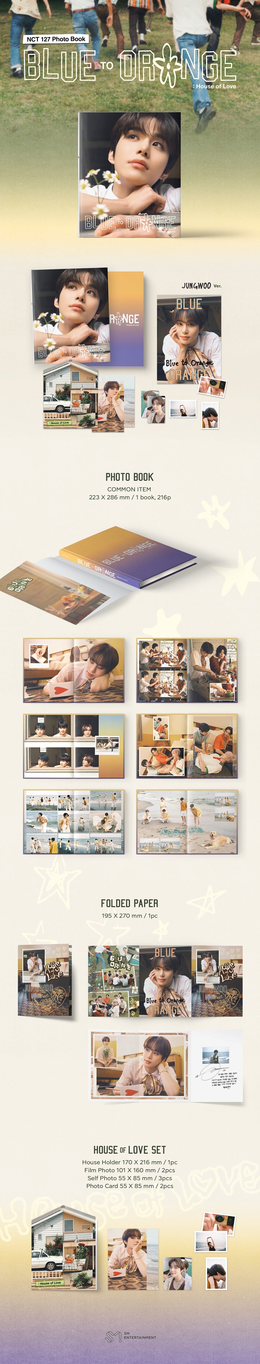 NCT 127 PHOTOBOOK - BLUE TO ORANGE : HOUSE OF LOVE