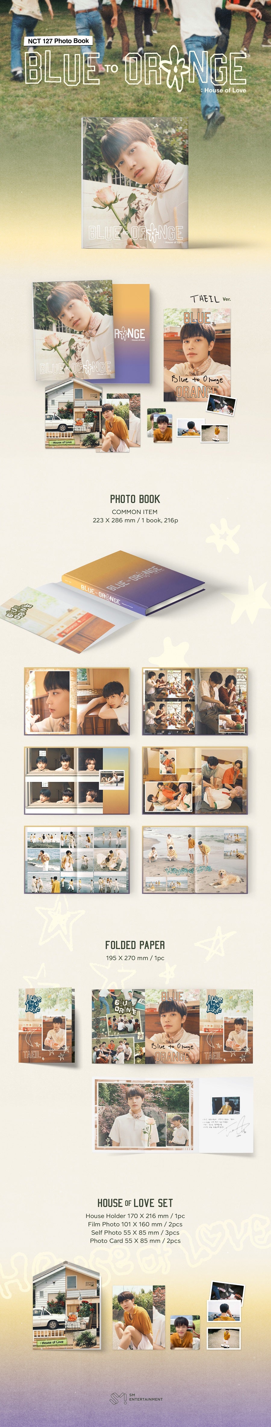 NCT 127 PHOTOBOOK - BLUE TO ORANGE : HOUSE OF LOVE