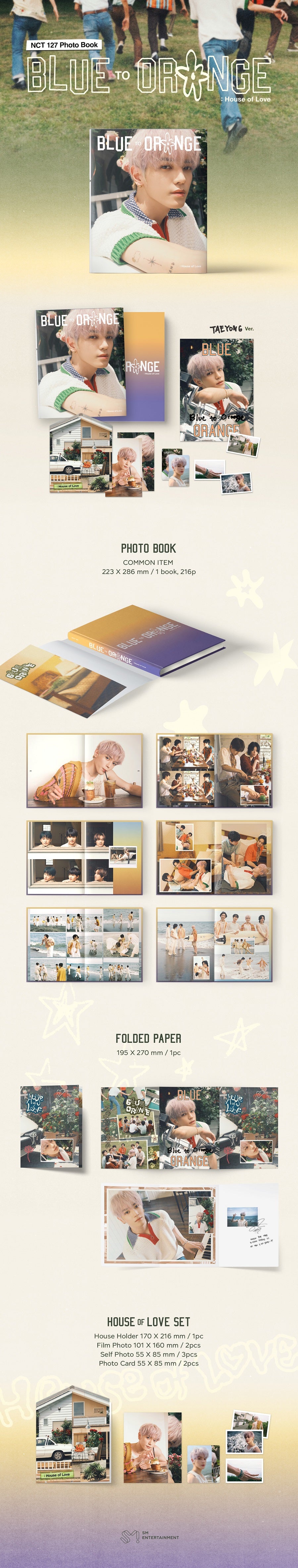 NCT 127 PHOTOBOOK - BLUE TO ORANGE : HOUSE OF LOVE