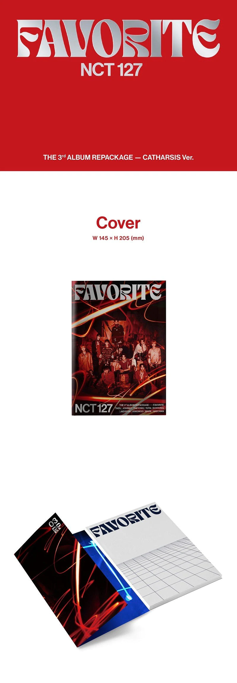 NCT 127 VOL. 3 REPACKAGE - FAVORITE