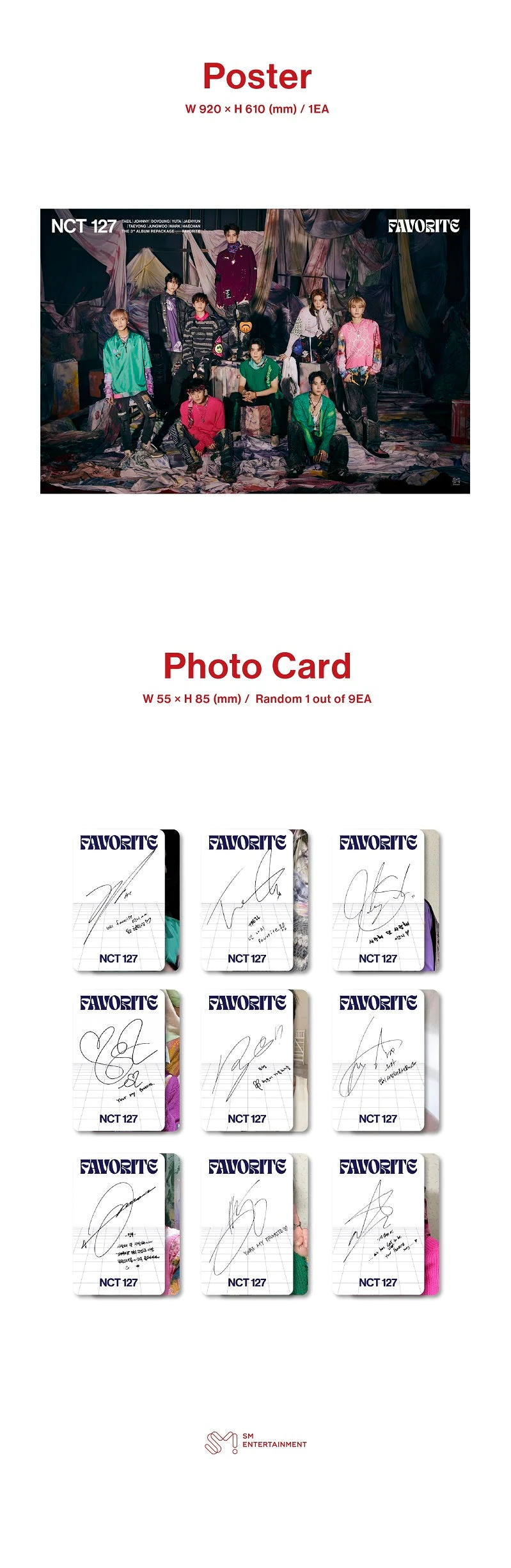 NCT 127 VOL. 3 REPACKAGE - FAVORITE