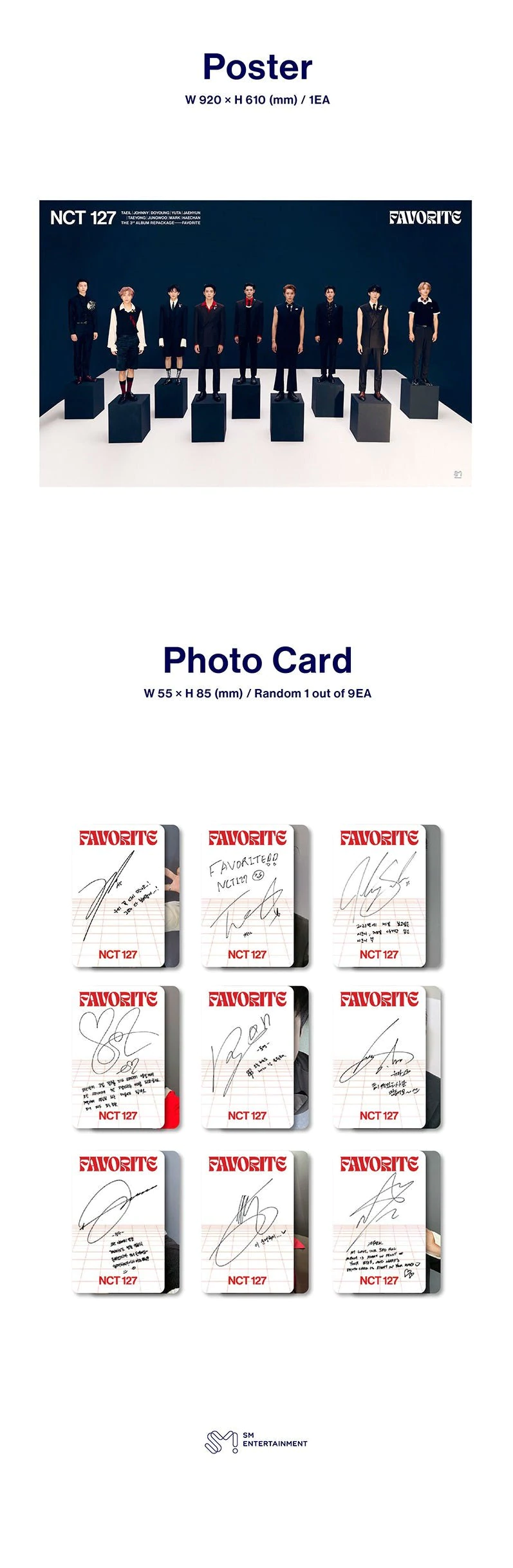 NCT 127 VOL. 3 REPACKAGE - FAVORITE