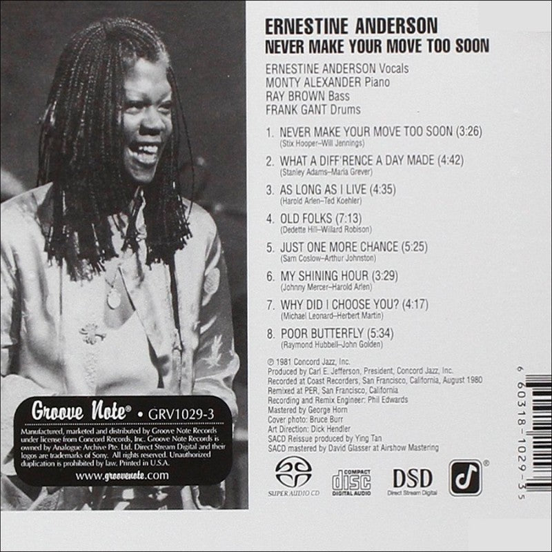 Never Make Your Move Too Soon (SACD)