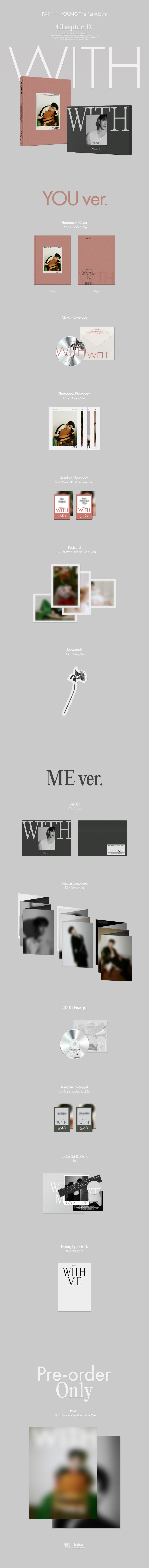 Park JINYOUNG The 1st Album - Chapter 0: WITH