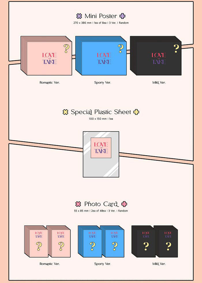 PENTAGON MINI ALBUM VOL. 11 - LOVE OR TAKE