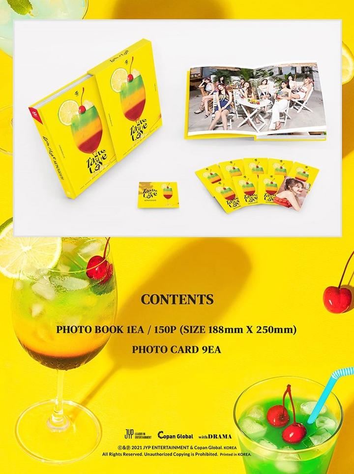TWICE - MONOGRAPH TASTE OF LOVE (PHOTOBOOK + PHOTO CARD) (LIMITED EDITION)