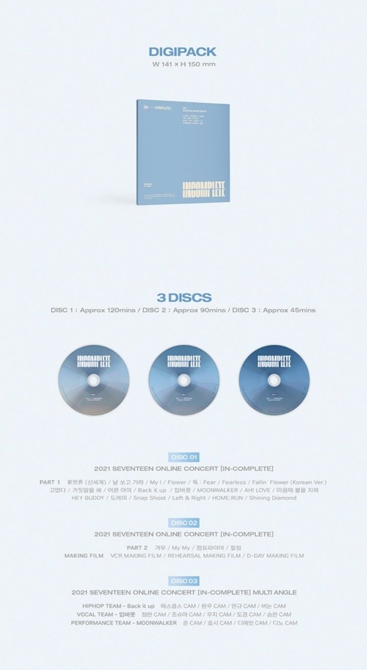 SEVENTEEN 2021 ONLINE CONCERT IN-COMPLETE (BLU-RAY) (KOREA VERSION)