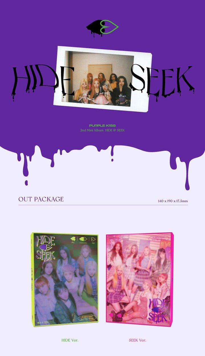 PURPLE KISS MINI ALBUM VOL. 2 - HIDE & SEEK