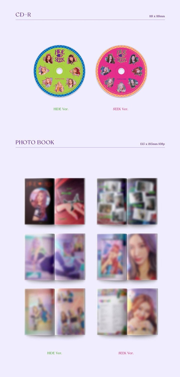 PURPLE KISS MINI ALBUM VOL. 2 - HIDE & SEEK