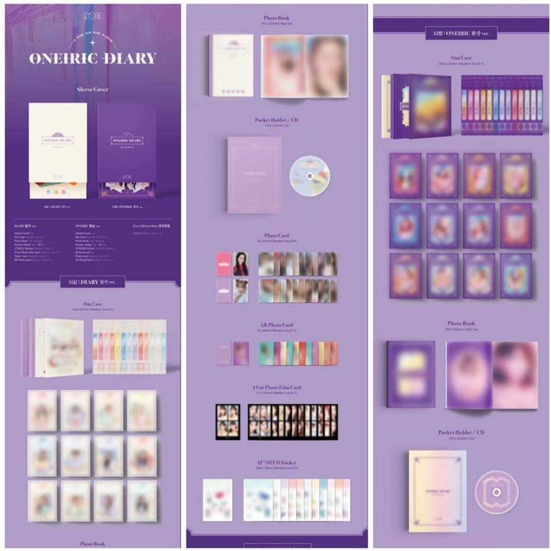 IZ*ONE MINI ALBUM VOL. 3 - ONEIRIC DIARY