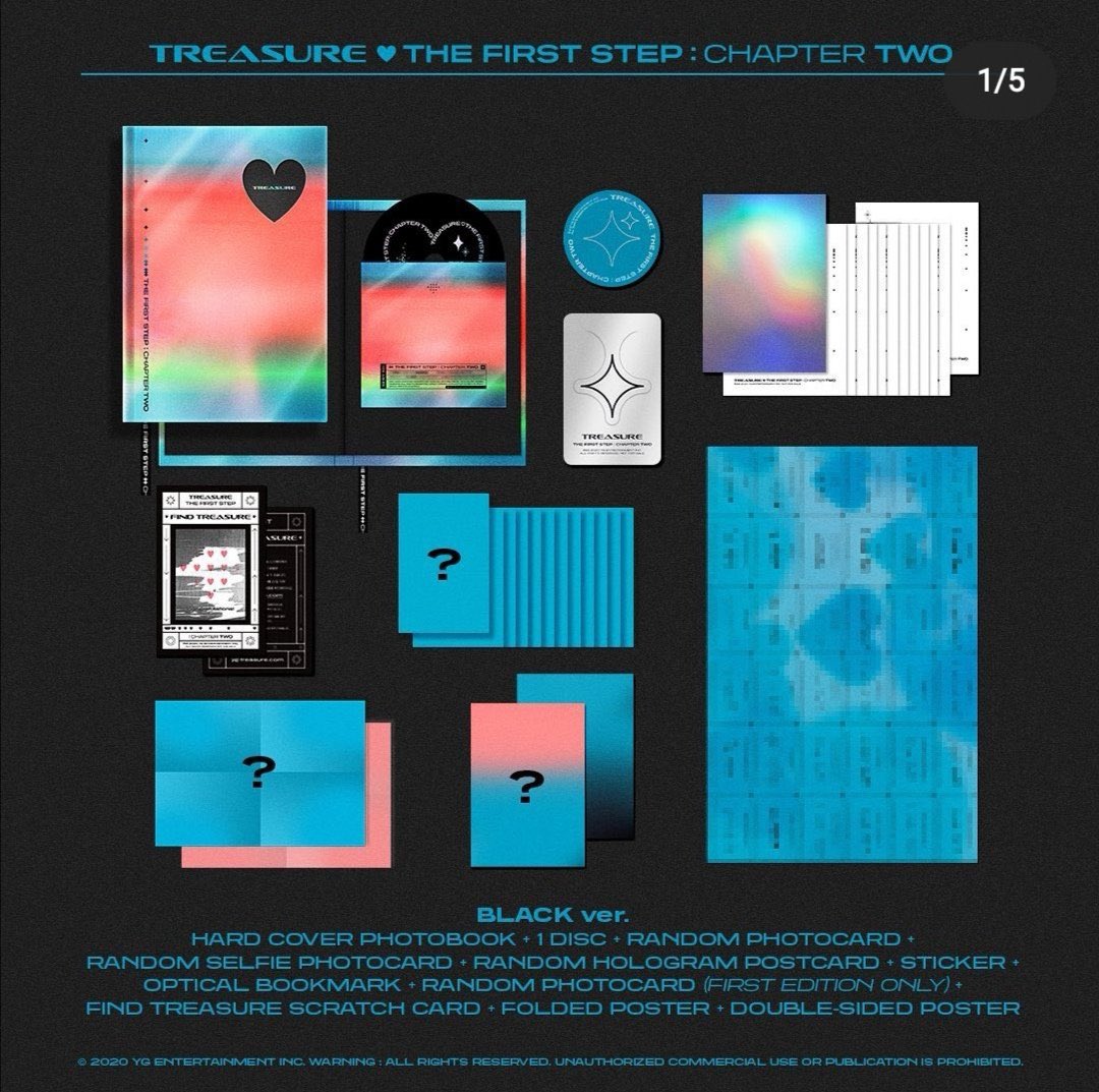 TREASURE SINGLE ALBUM VOL. 2 - THE FIRST STEP : CHAPTER TWO