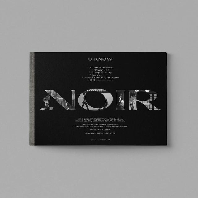 U-KNOW YUN HO(TVXQ) MINI ALBUM VOL. 2 - NOIR (RANDOM VERSION)