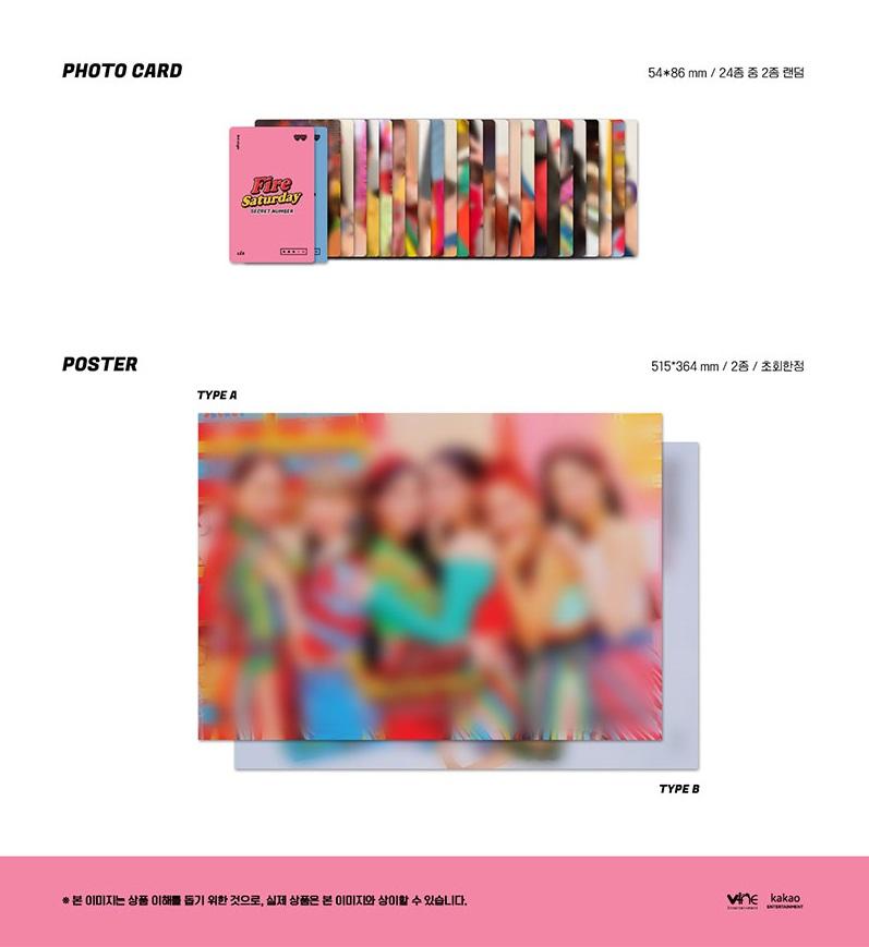 SECRET NUMBER Single Album Vol. 3 - Fire Saturday (Normal Edition) (Random Version)