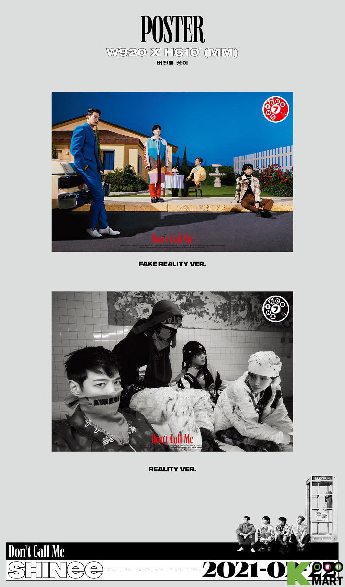 SHINee Vol. 7 - Don't Call Me (Photobook Version) - Broadcast Entertainment & Fantasia