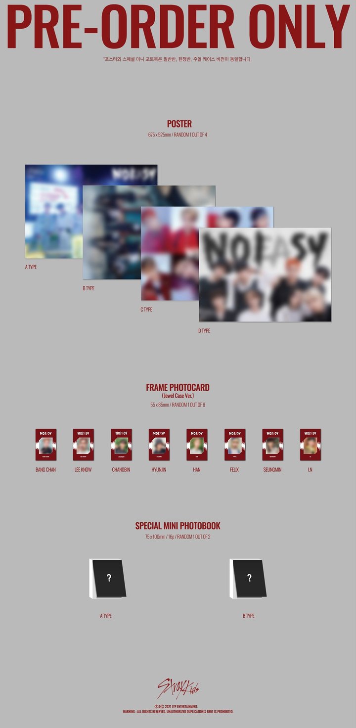 STRAY KIDS VOL. 2 - NOEASY (JEWEL CASE VERSION)
