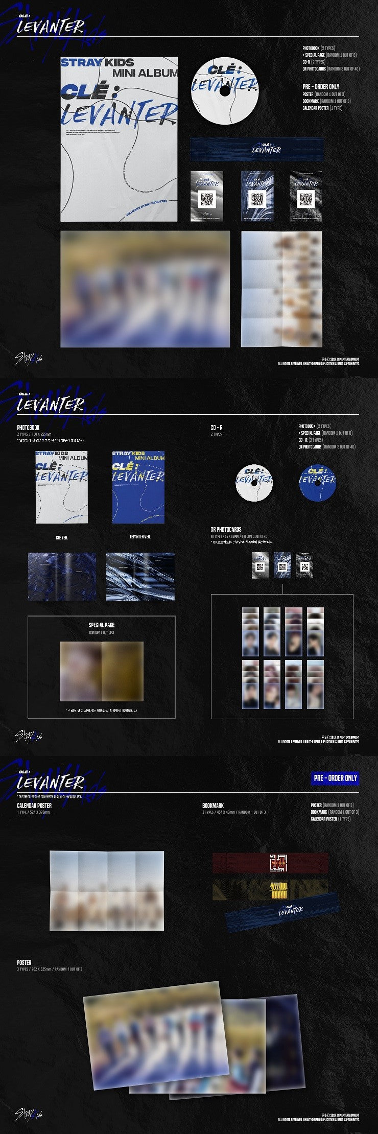 STRAY KIDS MINI ALBUM - CLÉ : LEVANTER (NORMAL EDITION)