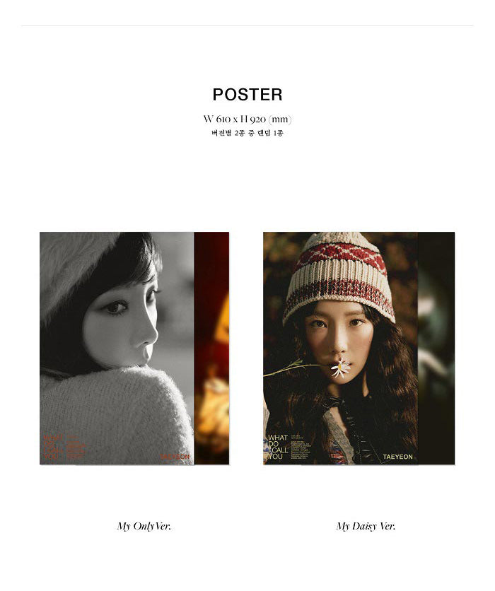 GIRLS' GENERATION: TAE YEON MINI ALBUM VOL. 4 - WHAT DO I CALL YOU