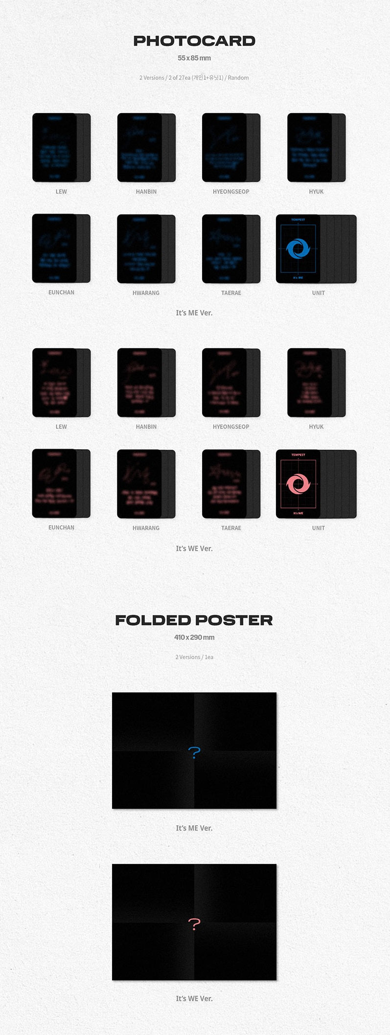 TEMPEST - 1st Mini Album: It’s ME, It's WE