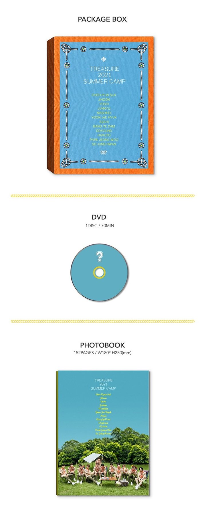 TREASURE - 2021 Summer Camp (DVD)