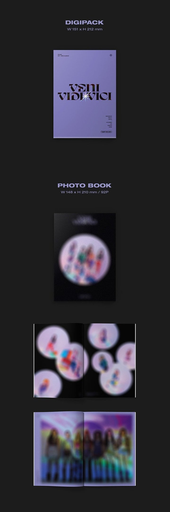 TRI.BE Mini Album Vol. 1 - VENI VIDI VICI (Random Version)