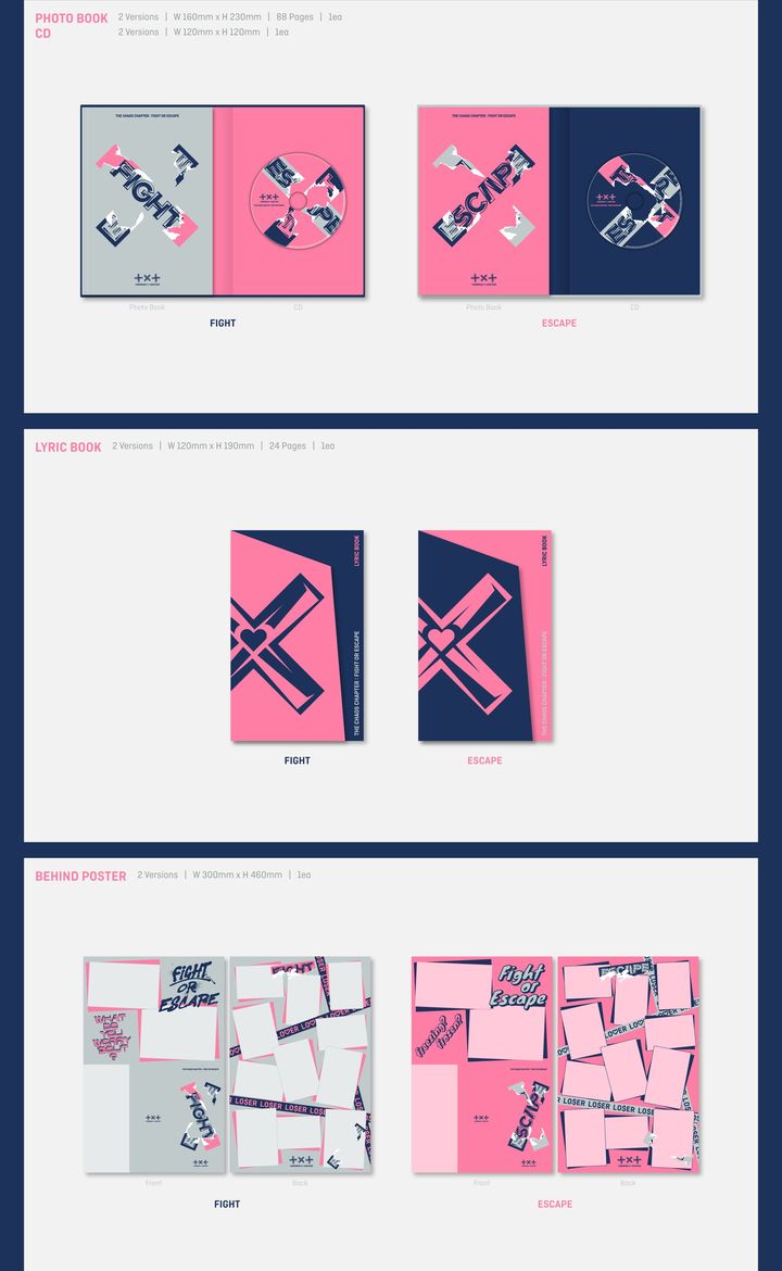 TXT VOL. 2 REPACKAGE - THE CHAOS CHAPTER : FIGHT OR ESCAPE