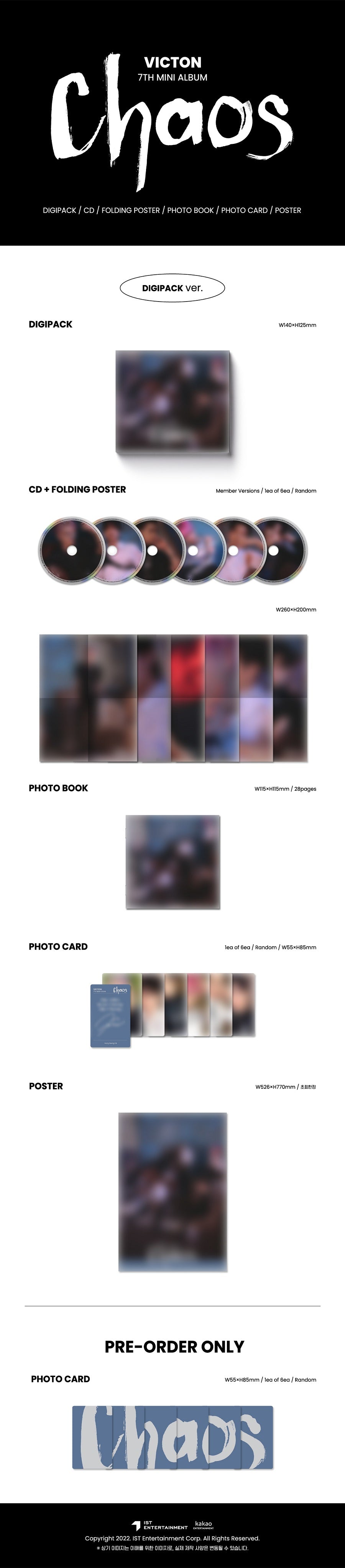 VICTON 7th Mini Album - Chaos