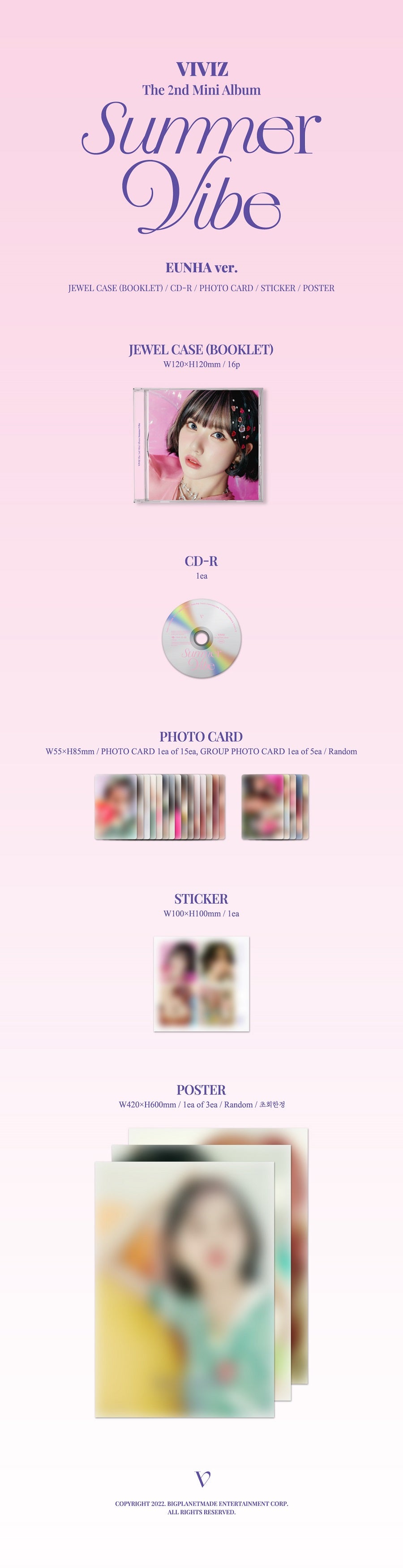 VIVIZ Mini Album Vol. 2 - Summer Vibe (Jewel Case Version)