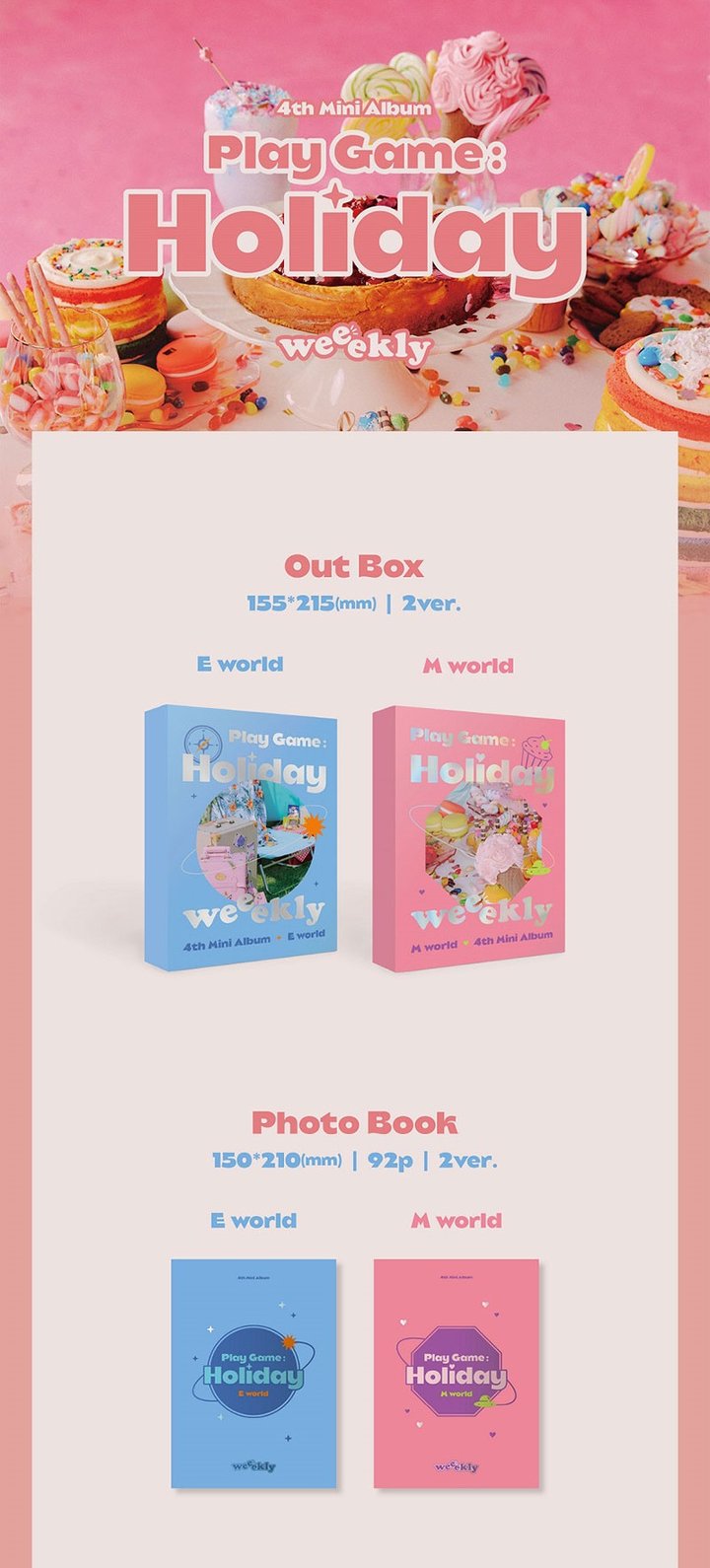 WEEEKLY MINI ALBUM VOL. 4 - PLAY GAME: HOLIDAY
