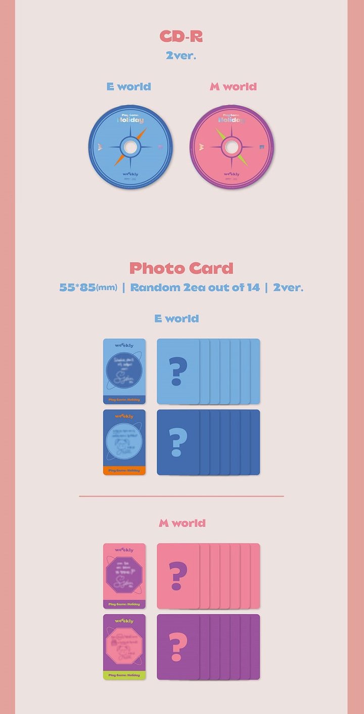 WEEEKLY MINI ALBUM VOL. 4 - PLAY GAME: HOLIDAY