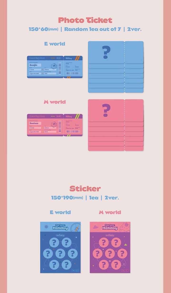 WEEEKLY MINI ALBUM VOL. 4 - PLAY GAME: HOLIDAY