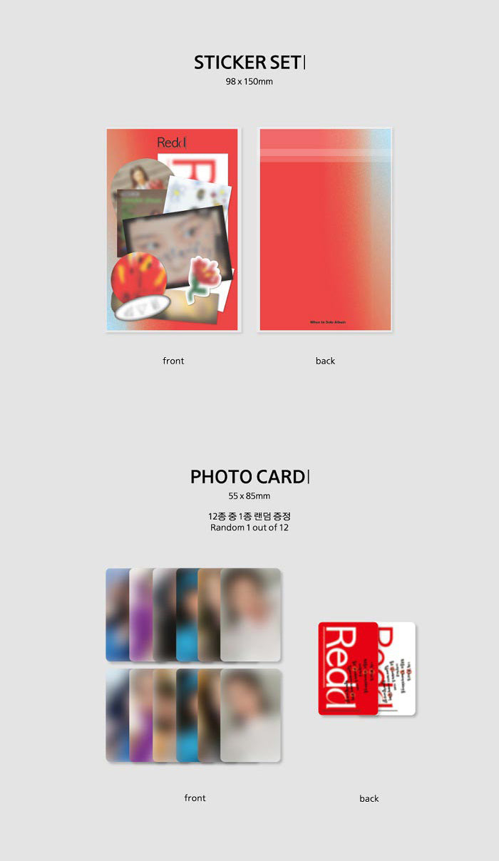 WHEE IN (MAMAMOO) MINI ALBUM VOL. 1 - REDD