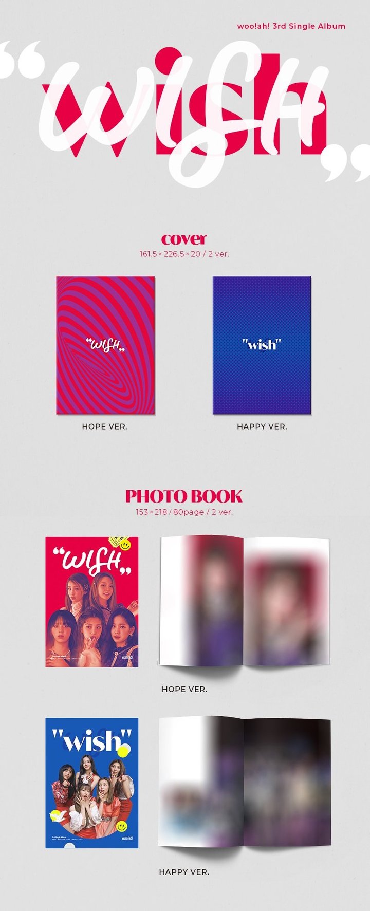 woo!ah! Single Album Vol. 3 - WISH (Random Version)