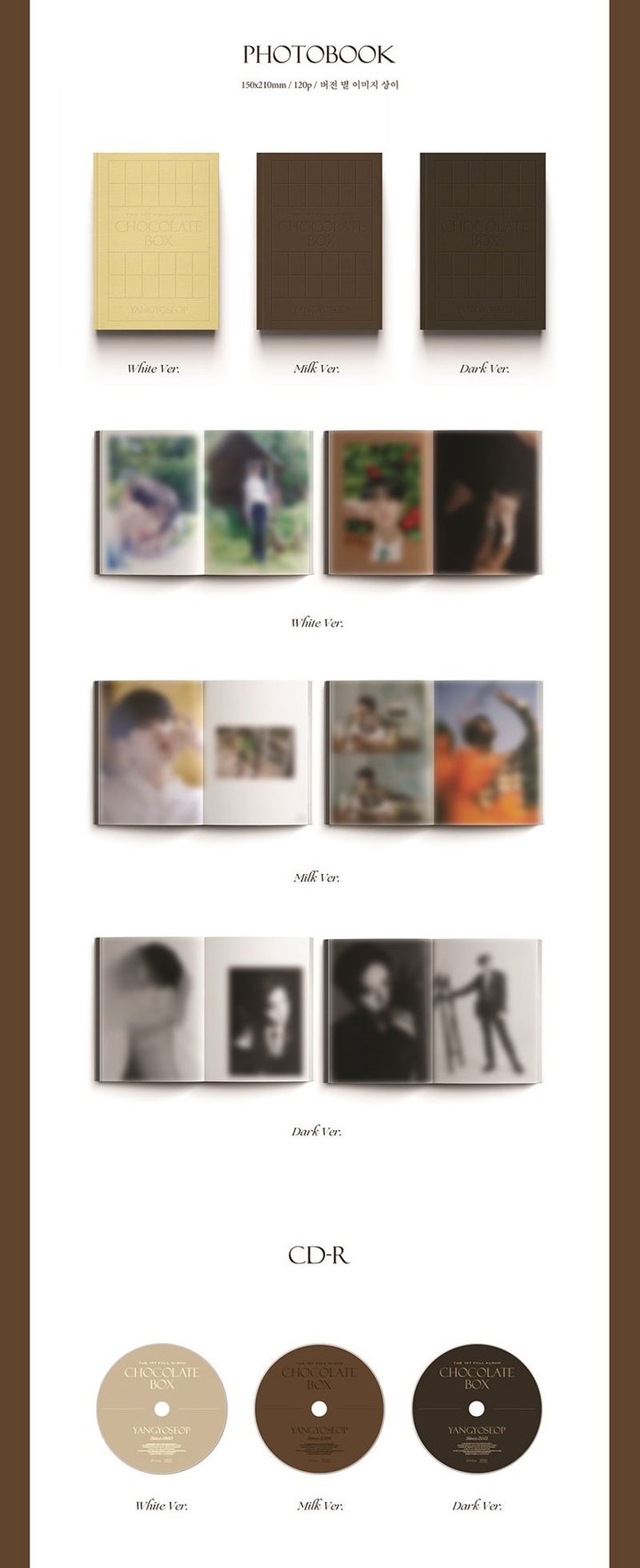 Yang Yo Seop Vol. 1 - Chocolate Box (Random Version)