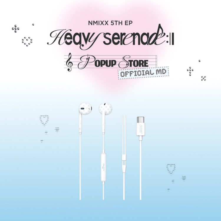 NMIXX - WIRED EARPHONES (USB-C) - [HEAVY SERENADE] POP-UP STORE