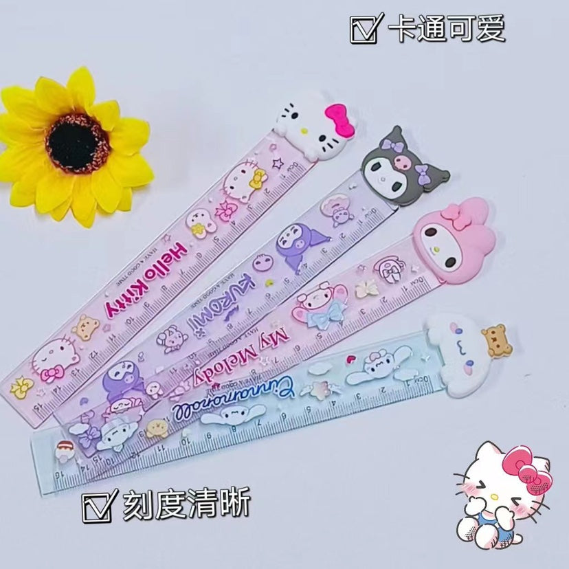 Kidario Ruler SANRIO© Head 15cm Ruler