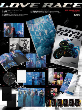 SF9 15TH MINI ALBUM - LOVE RACE