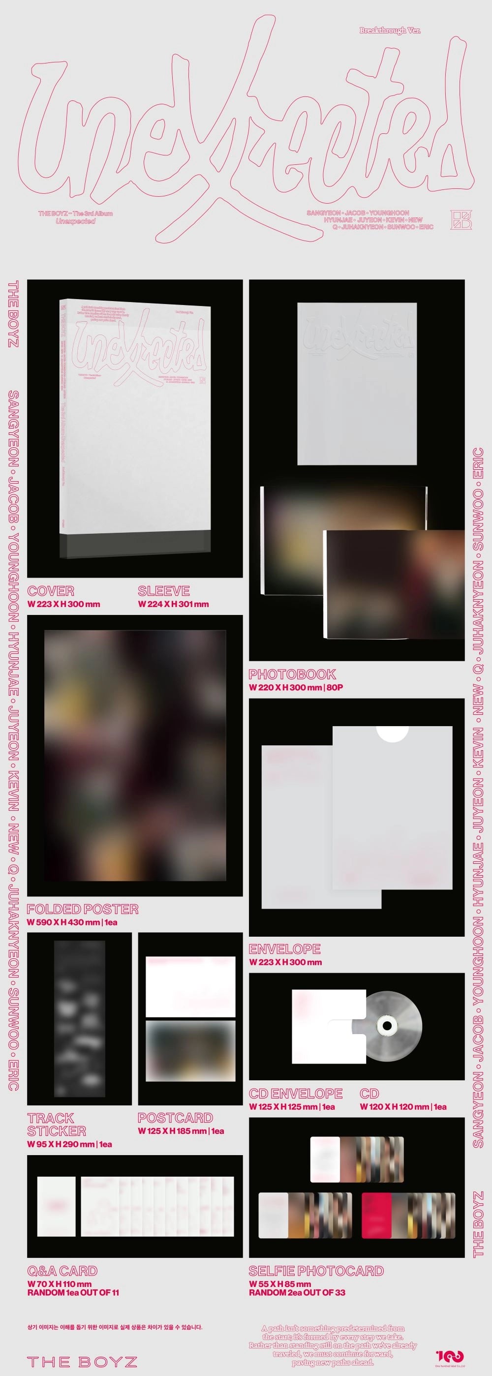 THE BOYZ THE 3RD ALBUM - UNEXPECTED (PHOTOBOOK VER.)