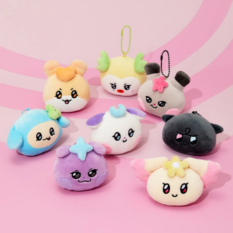 ATEEZ - MIGHTEEZ FACE PLUSH KEYRING OFFICIAL MD