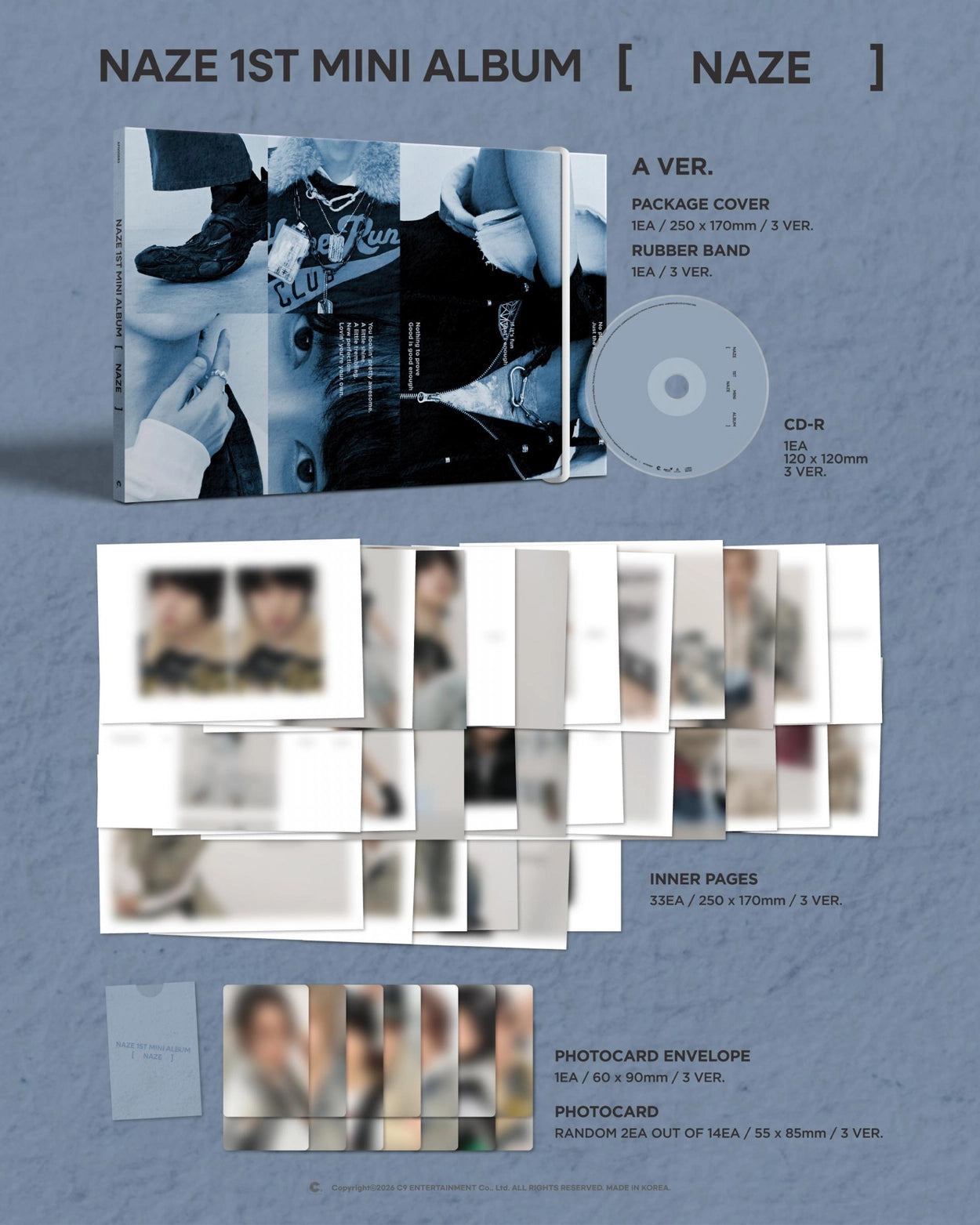 NAZE 1ST MINI ALBUM - NAZE