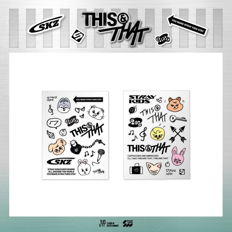 STRAY KIDS - [THIS & THAT] POP-UP MD TATTOO STICKER (WEEK 1)