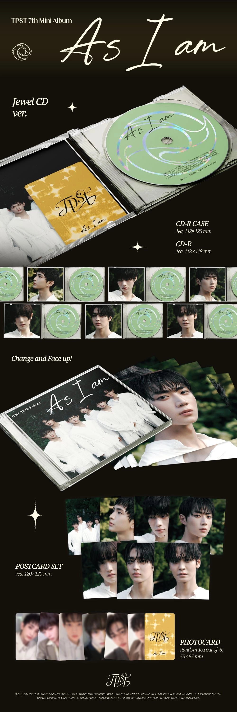TEMPEST 7TH MINI ALBUM - AS I AM (JEWEL VER.)