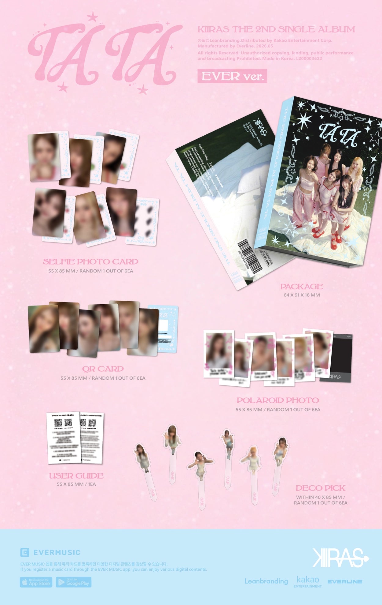 KIIRAS 2ND SINGLE - TA TA (EVER VER.) (POCA)